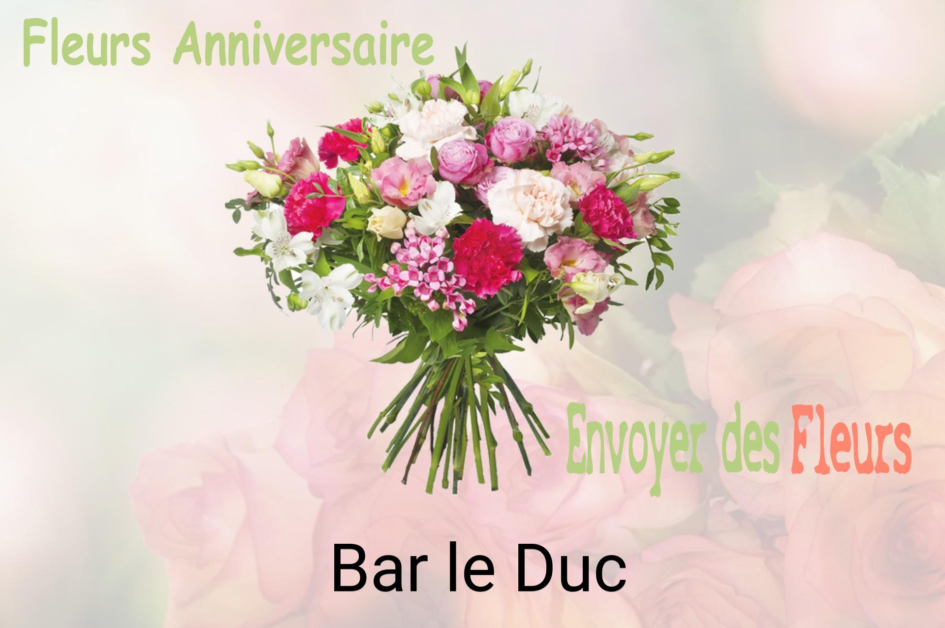 Bouquet de fleurs d’anniversaire livré à Bar-le-Duc