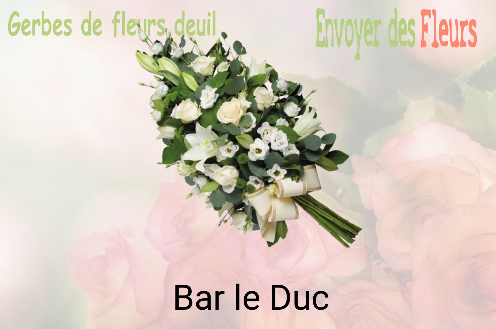 Gerbe de fleurs de deuil livrée à Bar-le-Duc